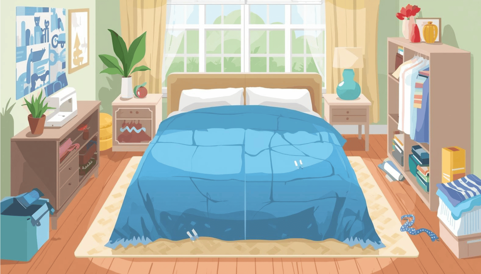 Can A Full-Sized Comforter Be Sized into a Twin?