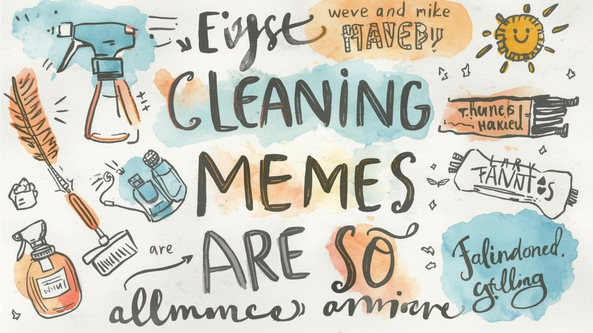 These 12 Cleaning Memes Are SO Real