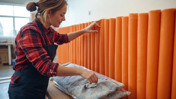 How To Make a Headboard Out of Pool Noodles