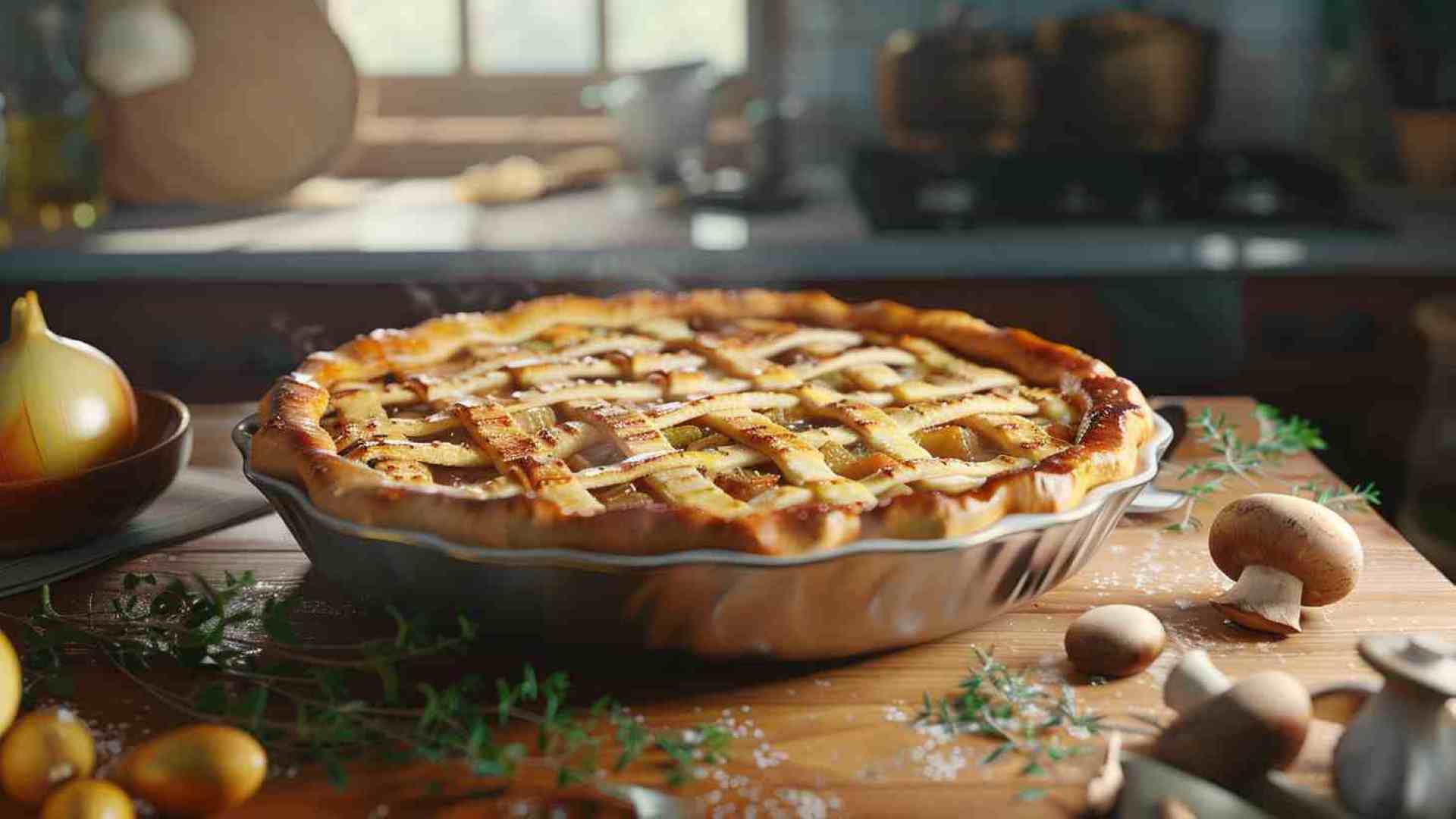 Chicken and Mushroom Pie