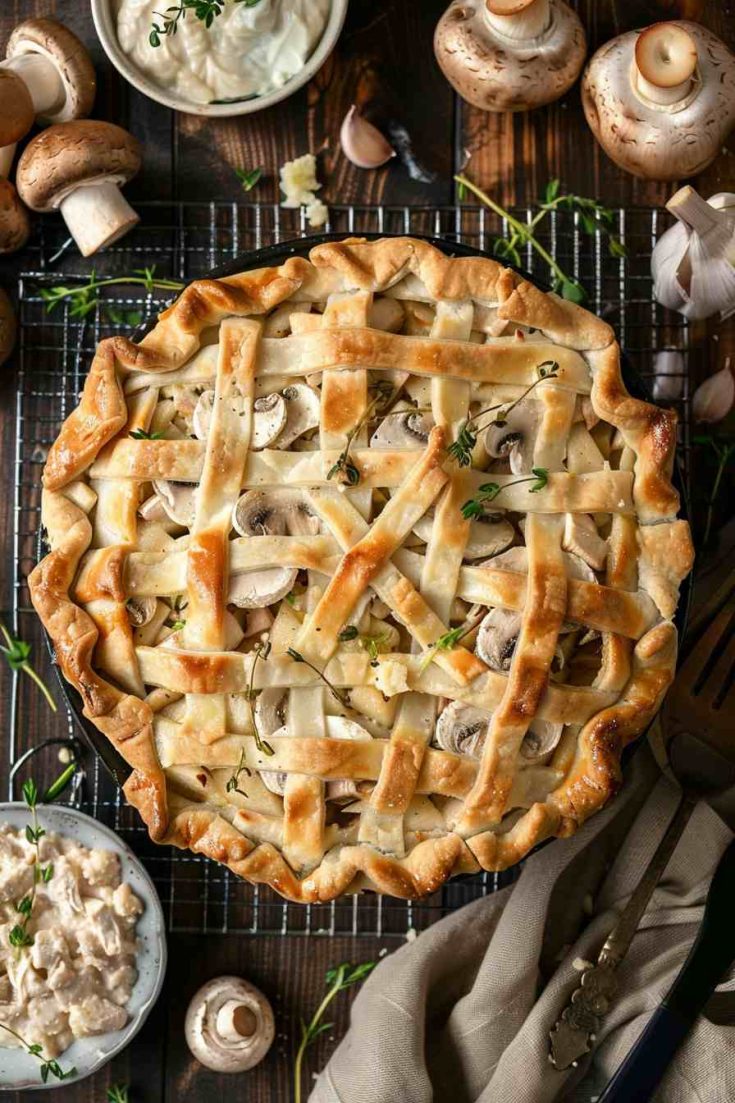 Chicken and Mushroom Pie