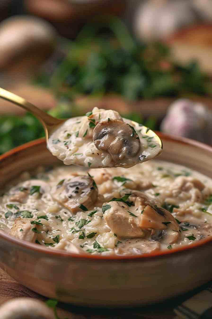 Chicken and Mushroom Risotto