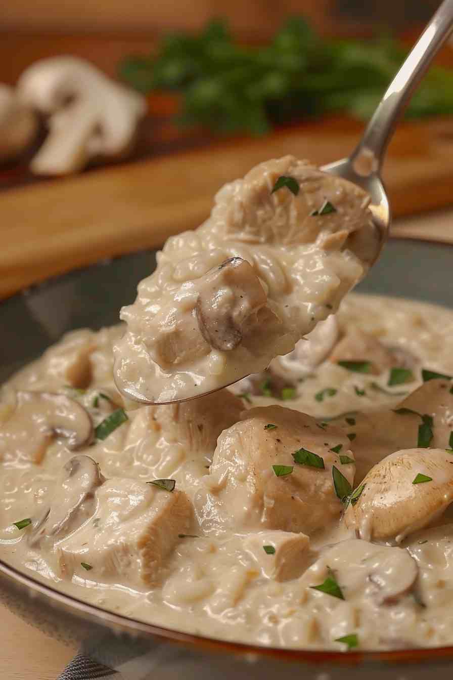 Chicken and Mushroom Risotto