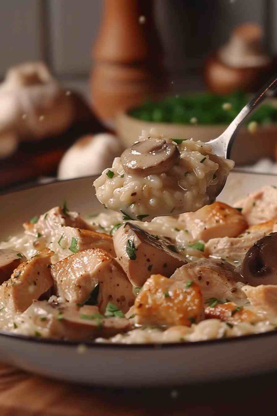 Chicken and Mushroom Risotto