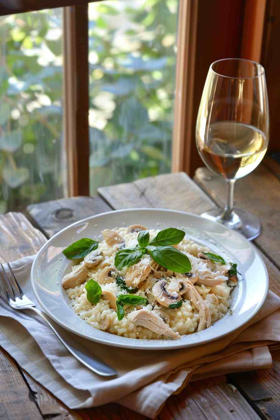 Chicken and Mushroom Risotto