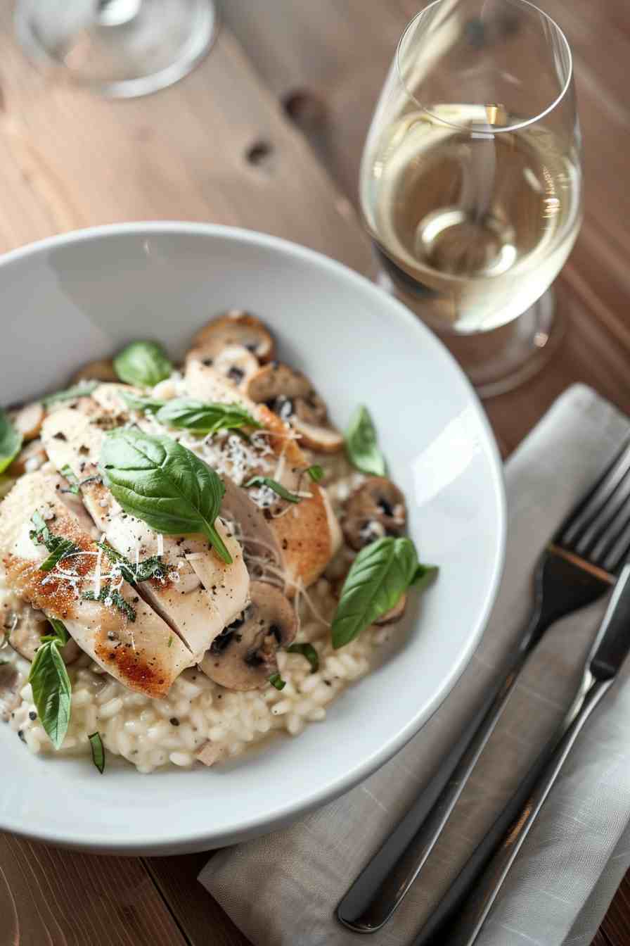 Chicken and Mushroom Risotto