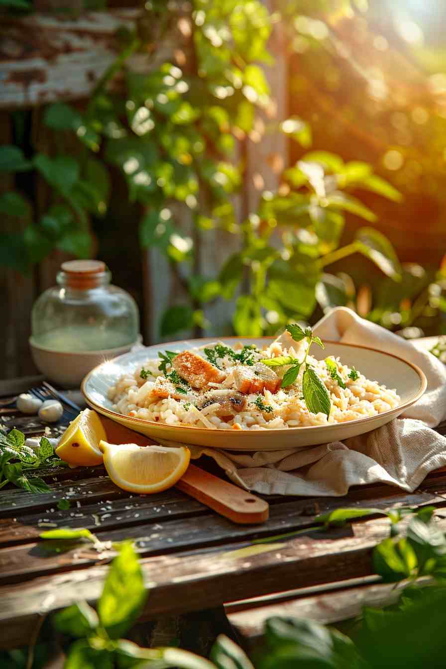 Chicken and Mushroom Risotto