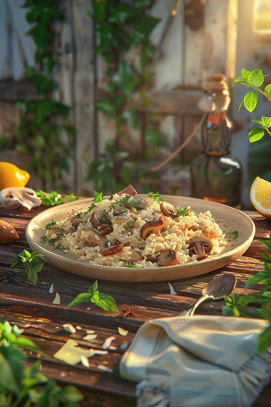 Chicken and Mushroom Risotto