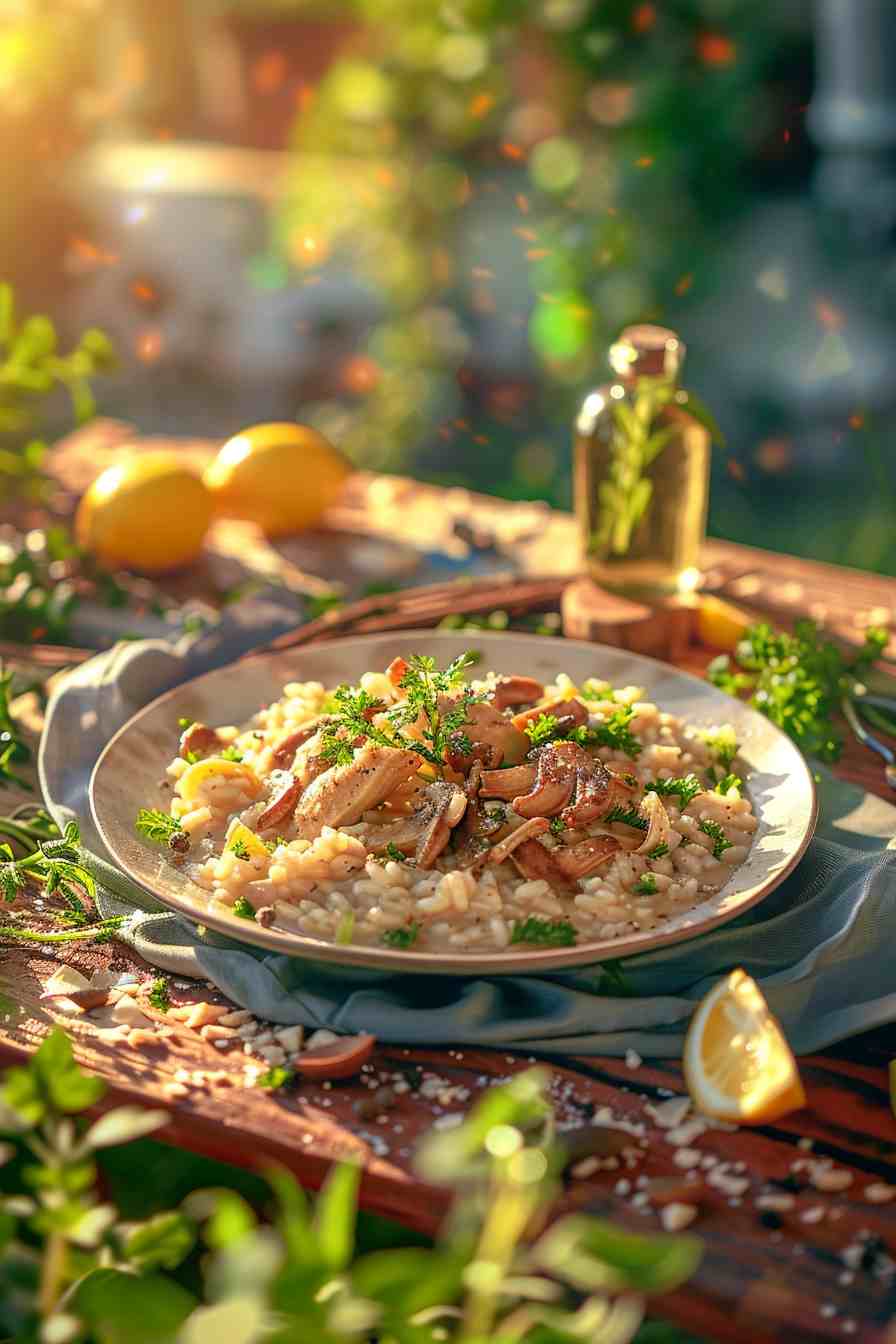 Chicken and Mushroom Risotto