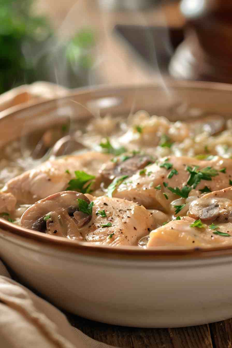 Chicken and Mushroom Risotto