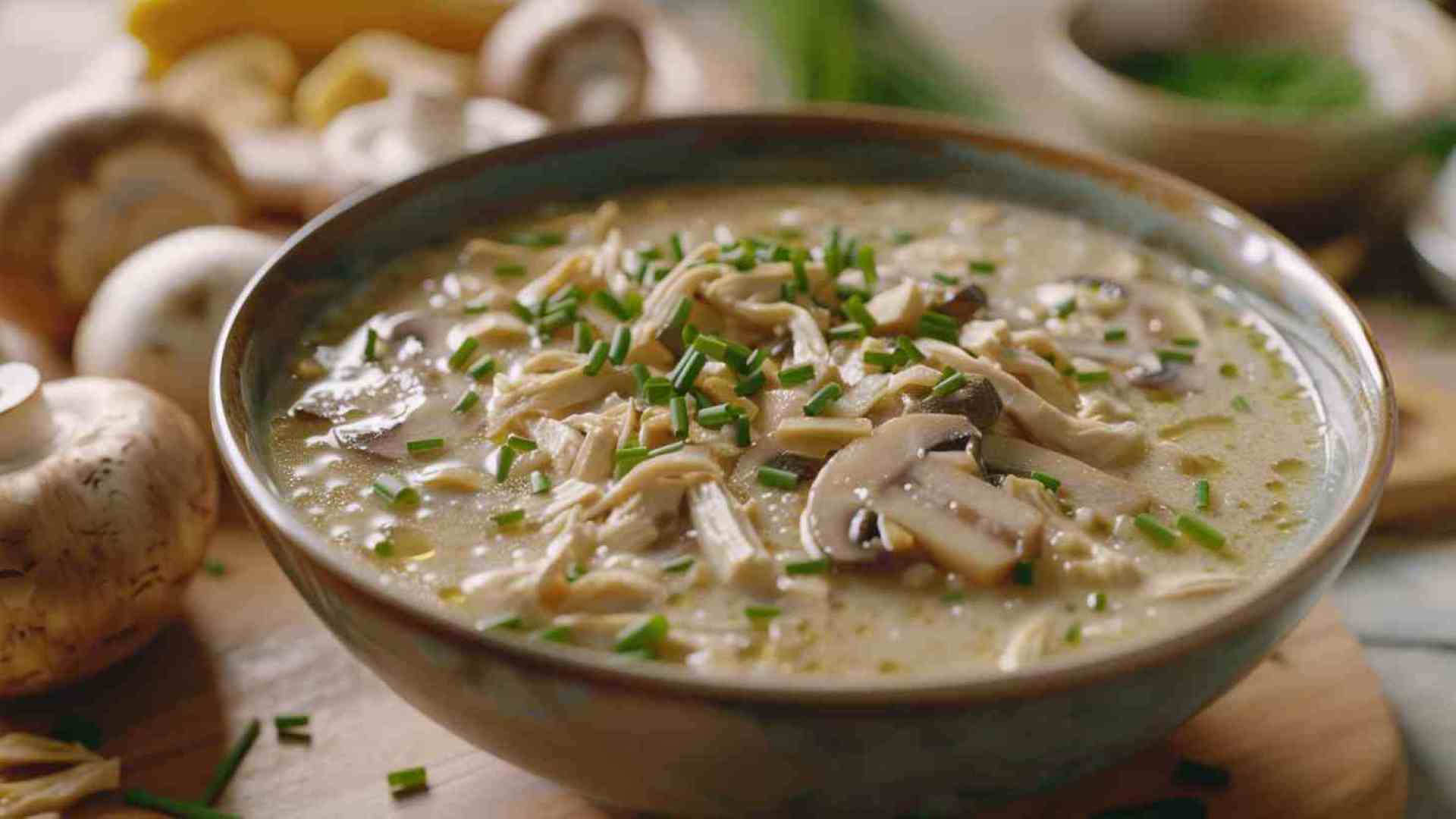 Chicken and Mushroom Soup Recipe