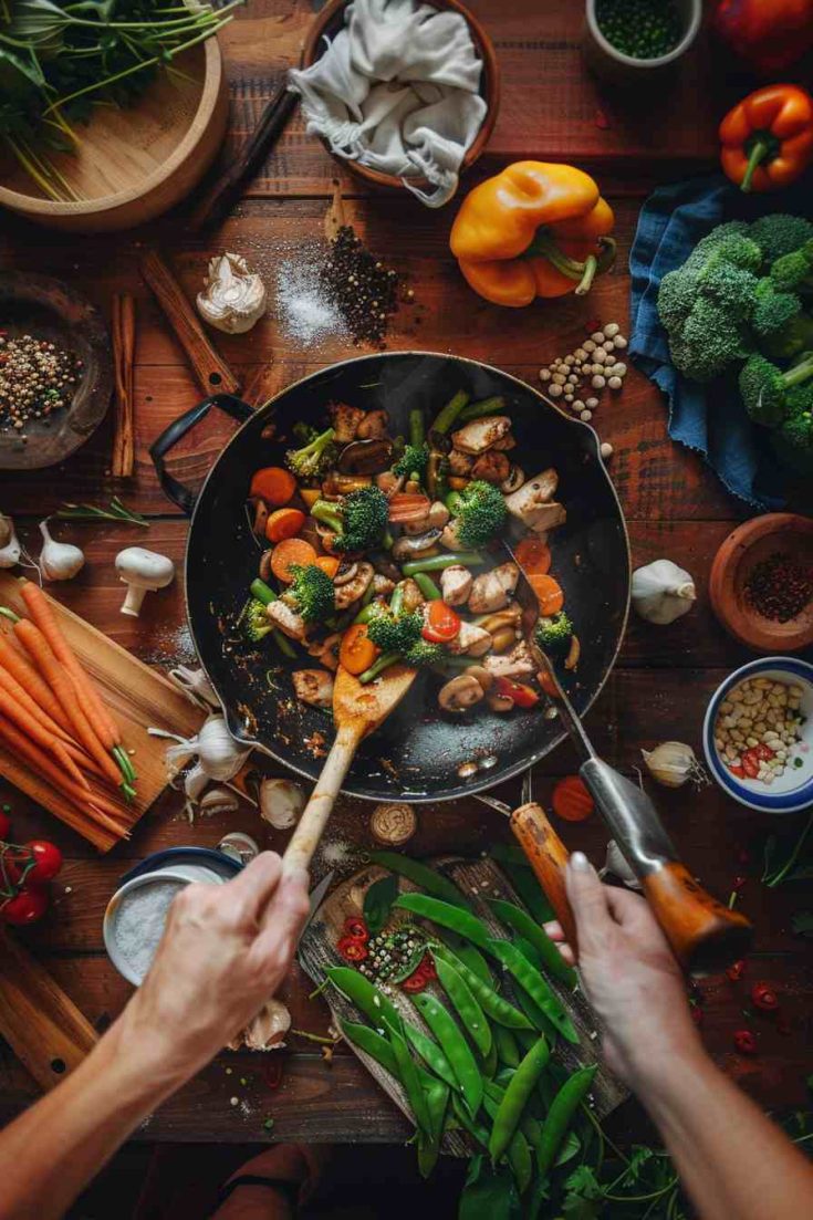 Chicken and Mushroom Stir-Fry