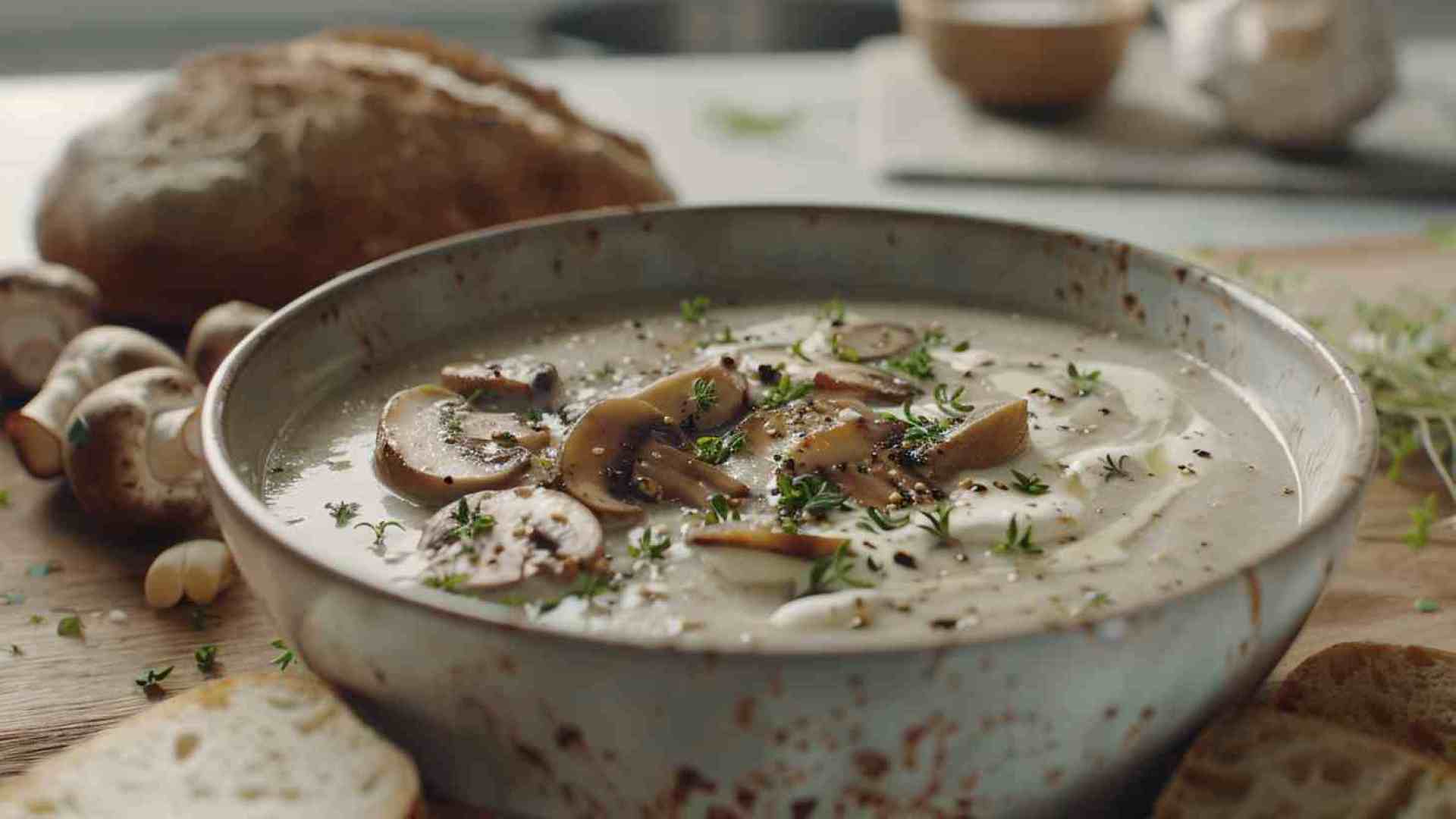 Classic Creamy Mushroom Soup