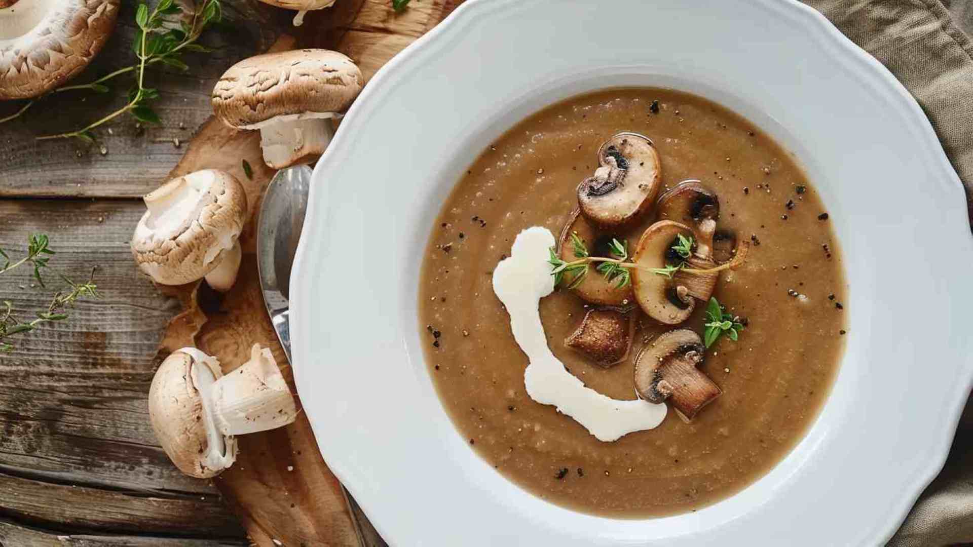 Easy Mushroom and Leek Soup (2)