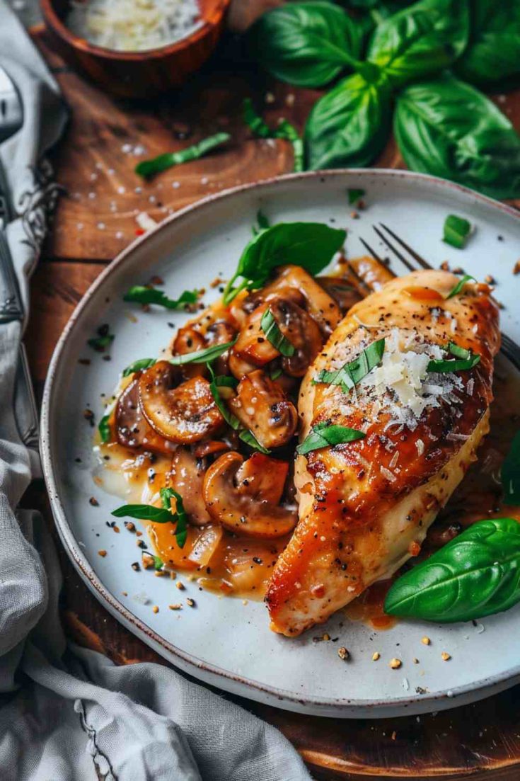 Garlic Butter Chicken with Mushrooms