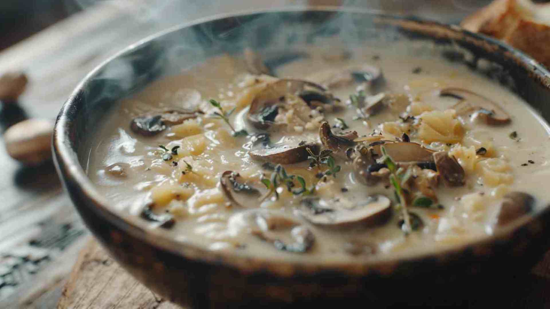 Lighter Mushroom Soup with Almond Milk (4)