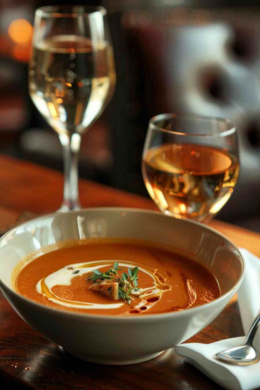 Mushroom Soup with a Splash of Sherry