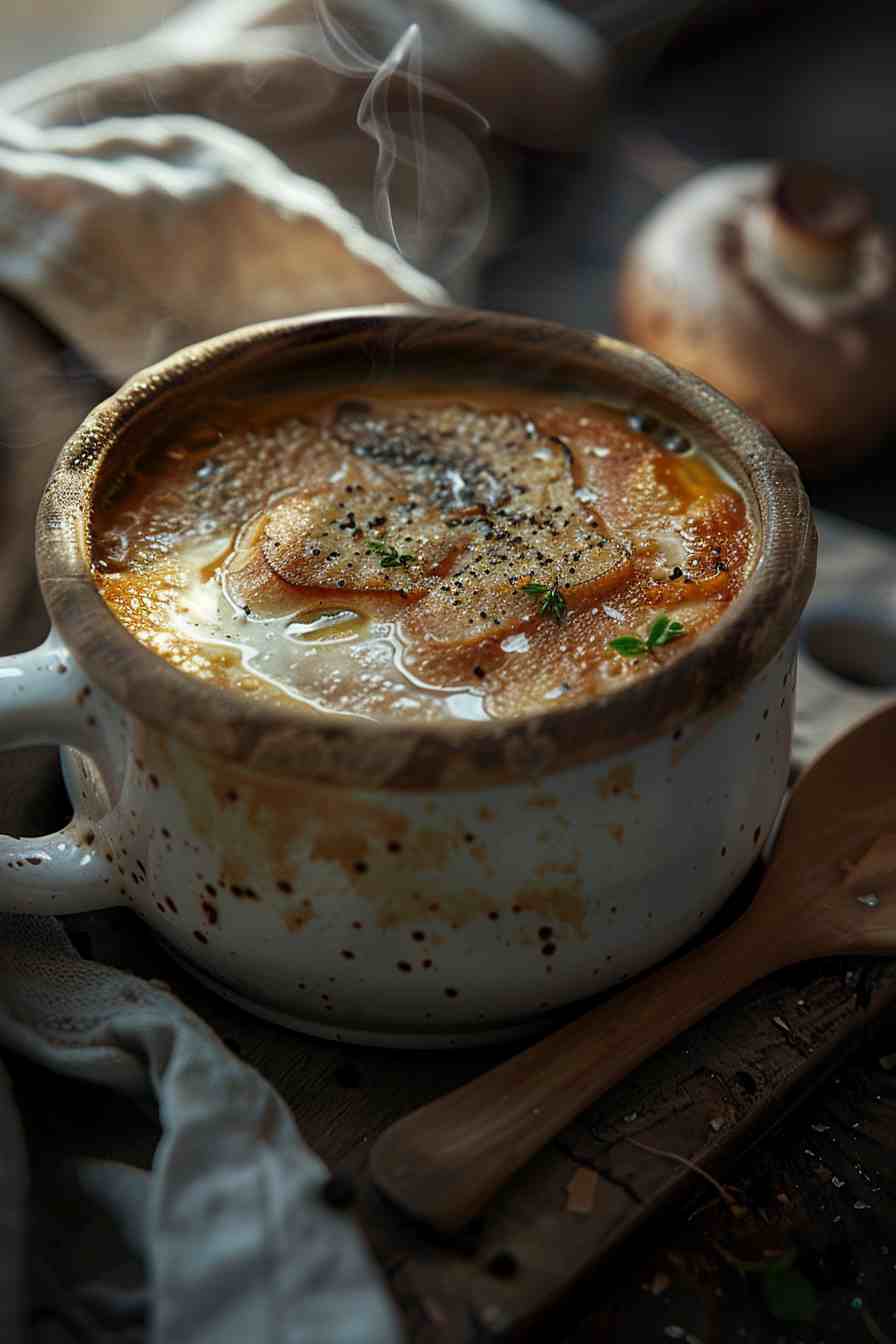 Mushroom Soup with a Splash of Sherry