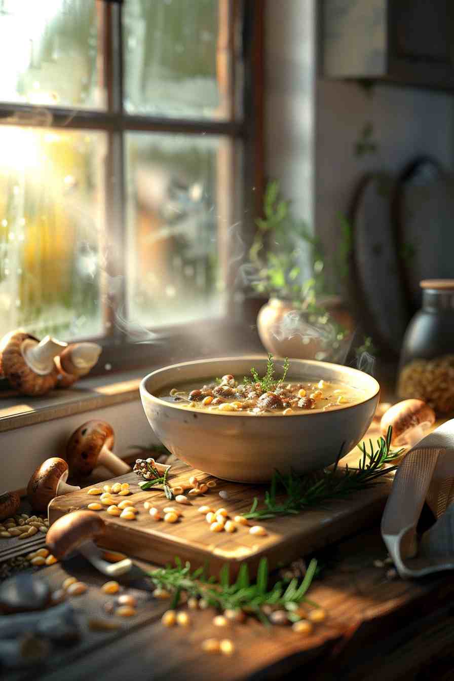 Mushroom and Barley Soup