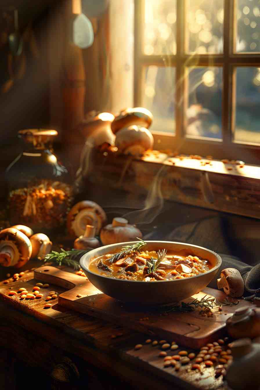 Mushroom and Barley Soup