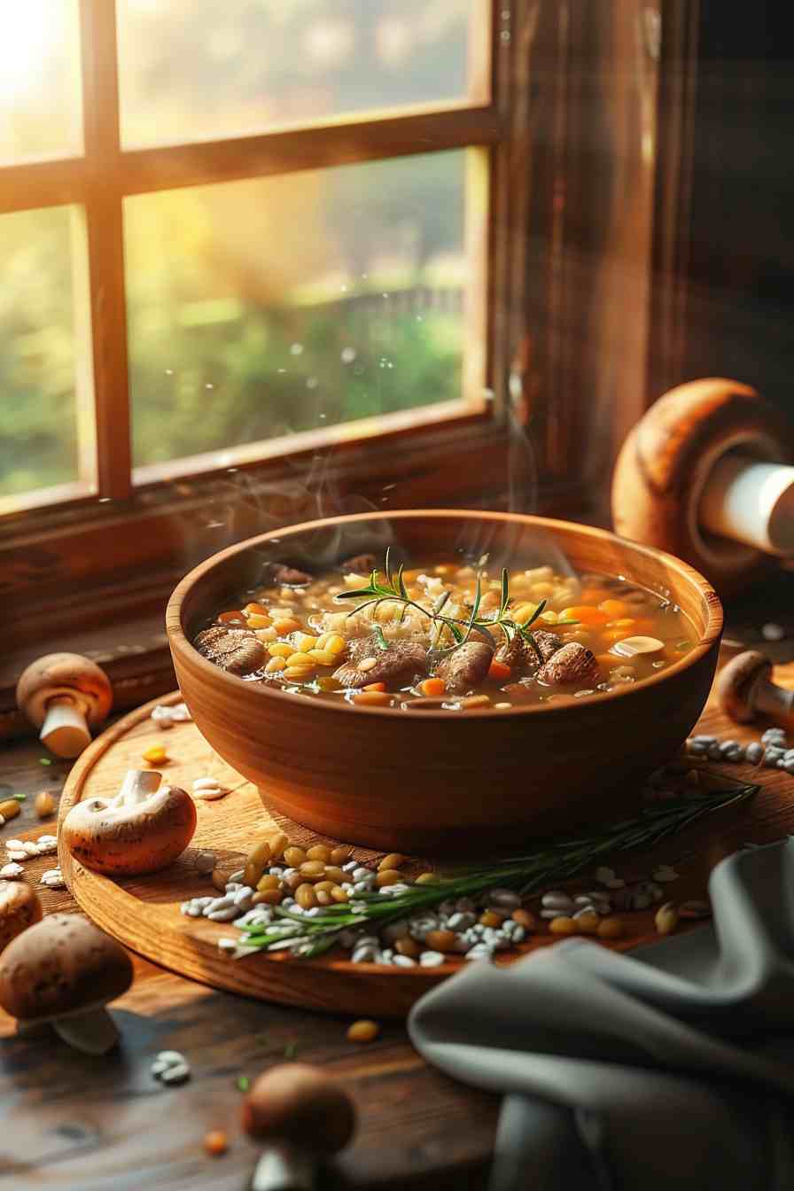 Mushroom and Barley Soup