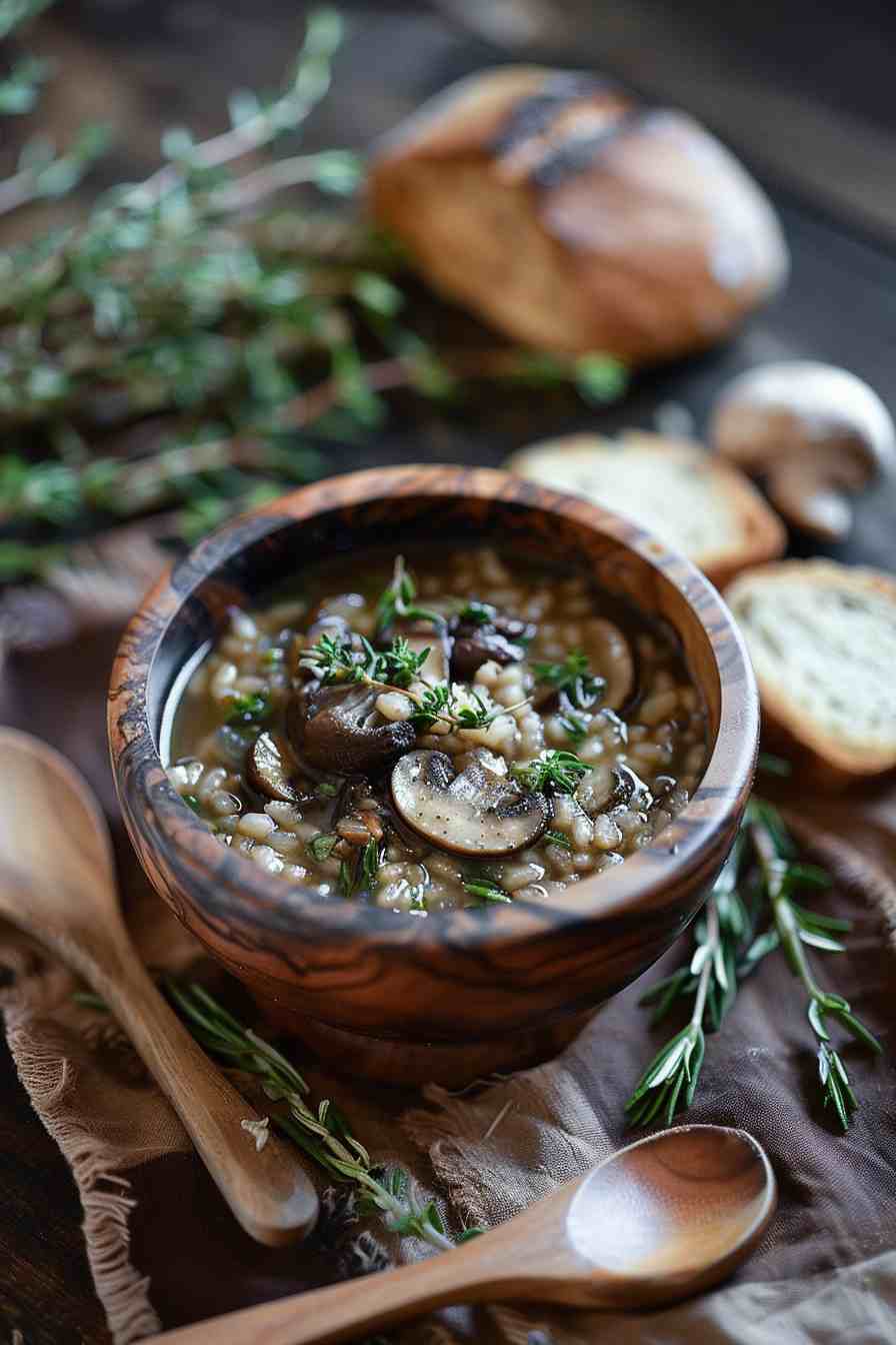 Mushroom and Barley Soup