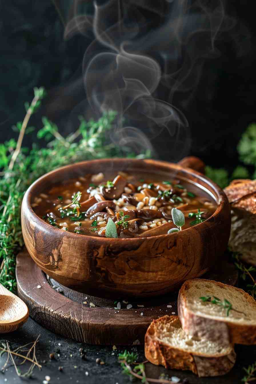 Mushroom and Barley Soup