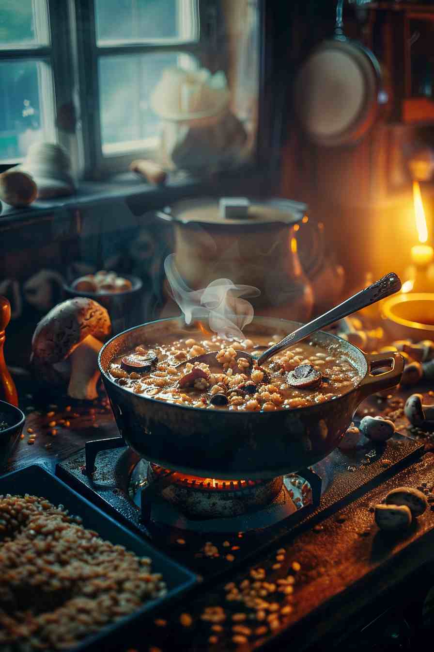 Mushroom and Barley Soup