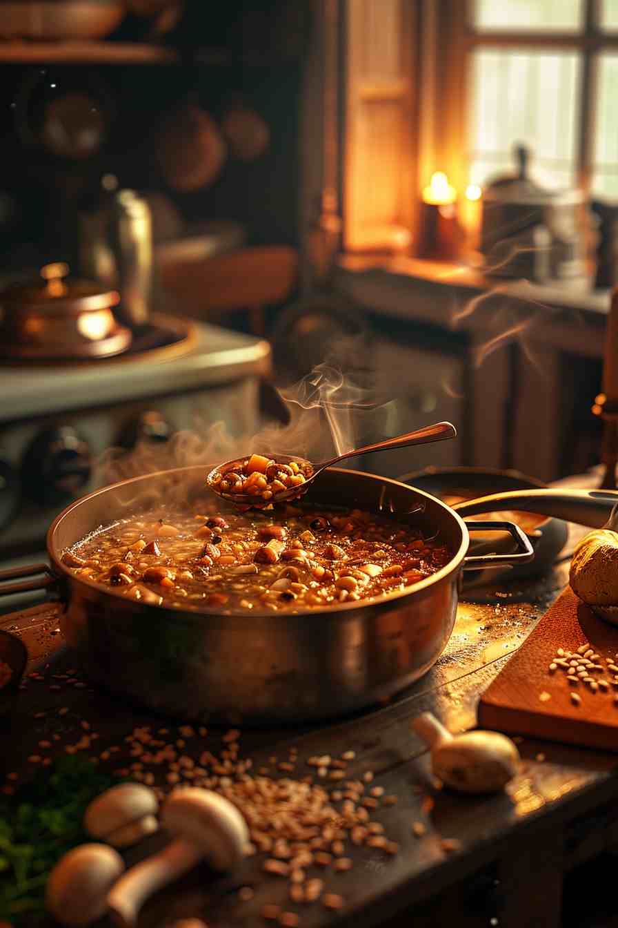 Mushroom and Barley Soup