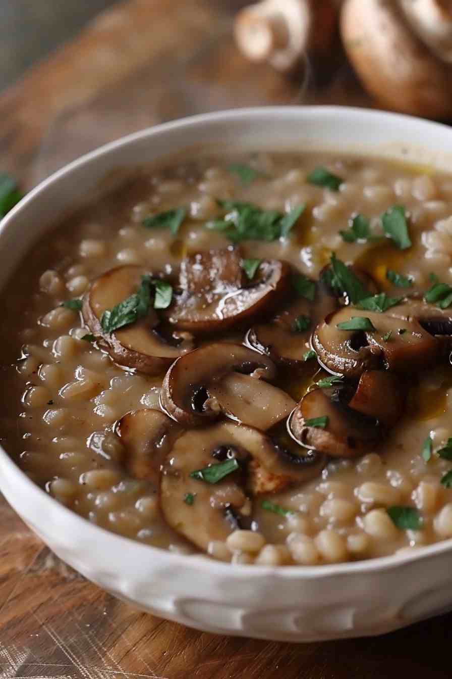 Mushroom and Barley Soup