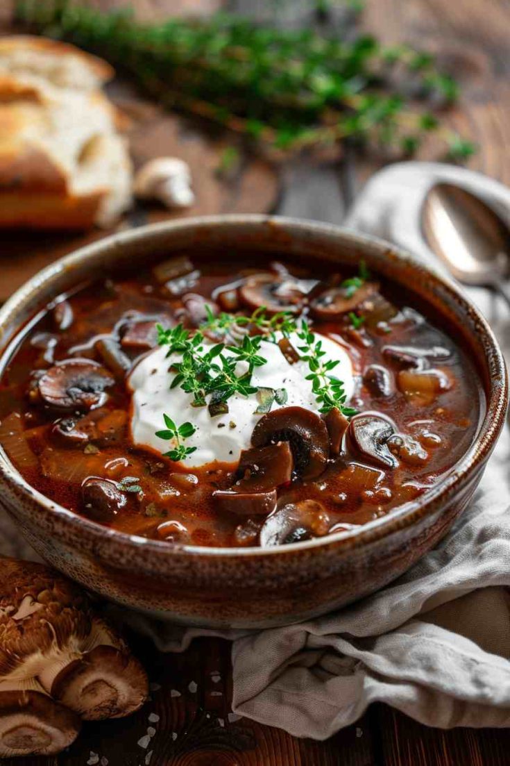 Quick & Easy Mushroom Soup Recipe