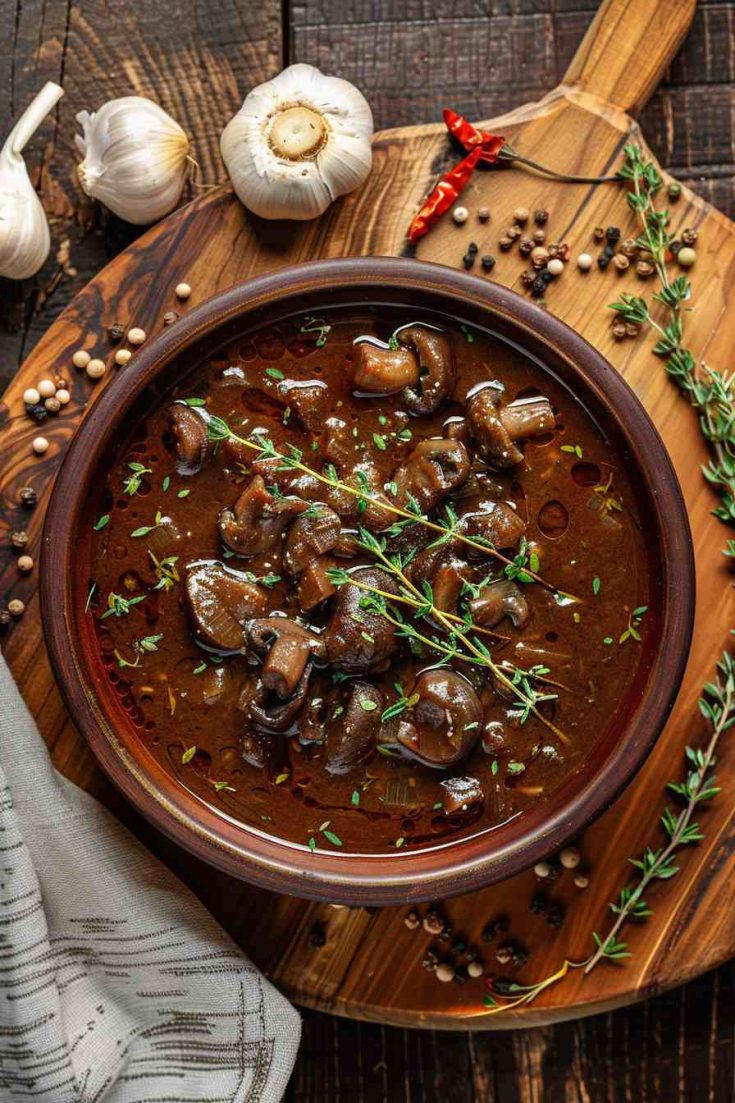 Rich & Savory Mushroom Soup