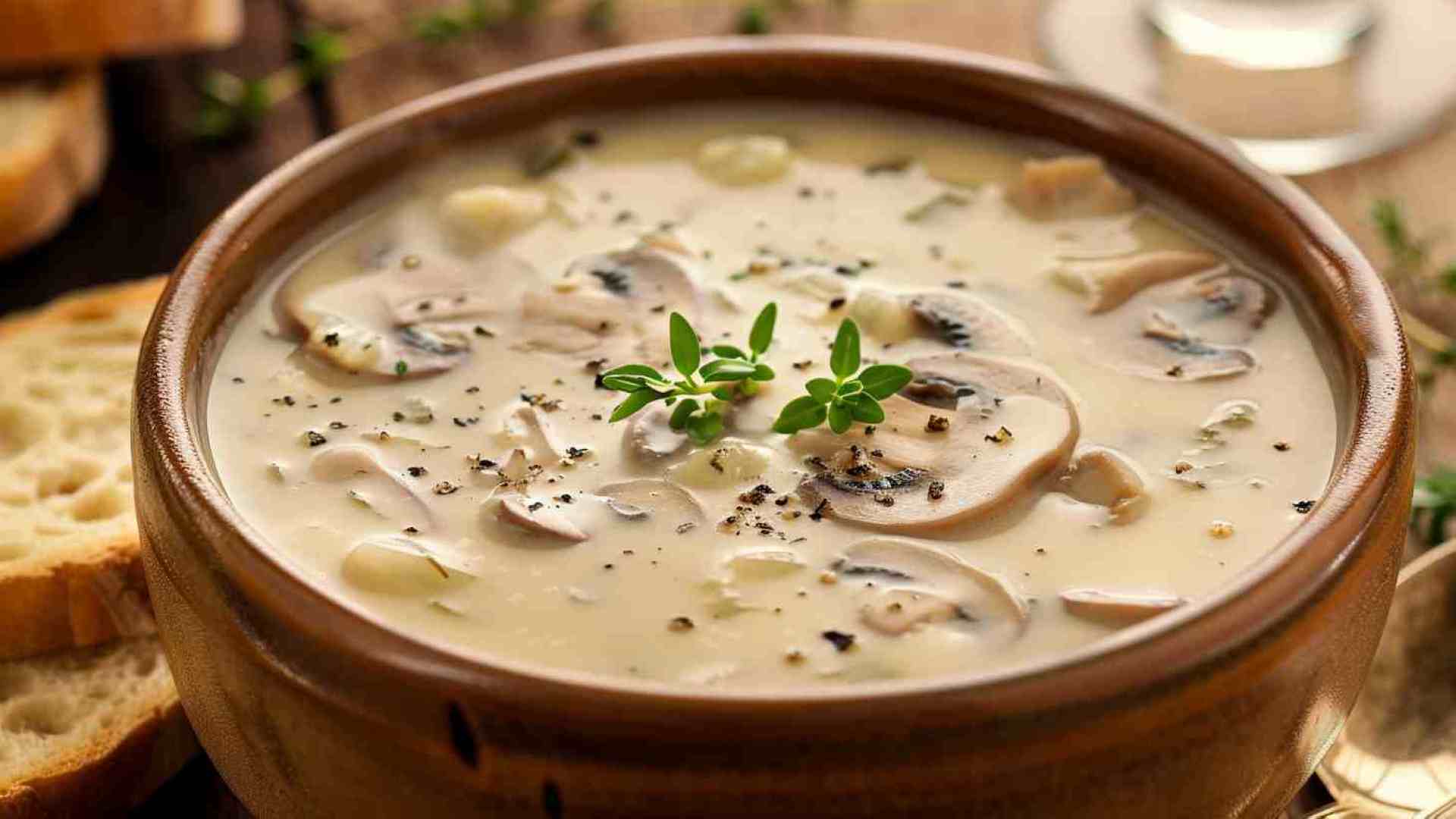 Rich & Savory Mushroom Soup