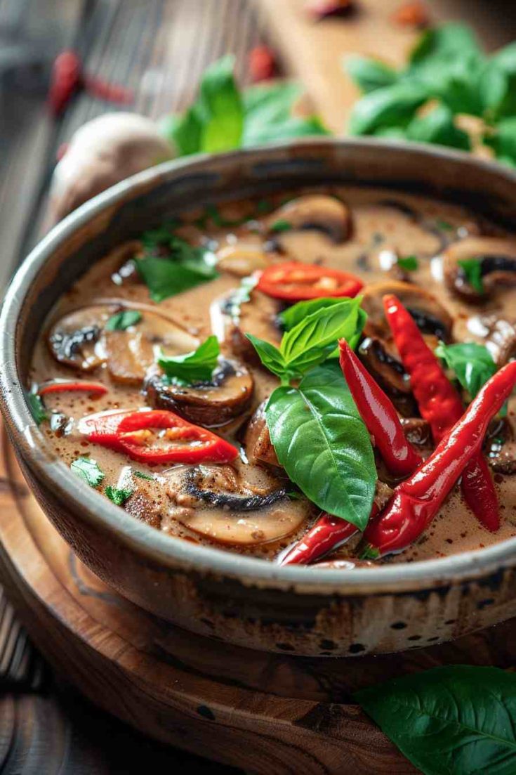 Spicy Thai Mushroom Soup