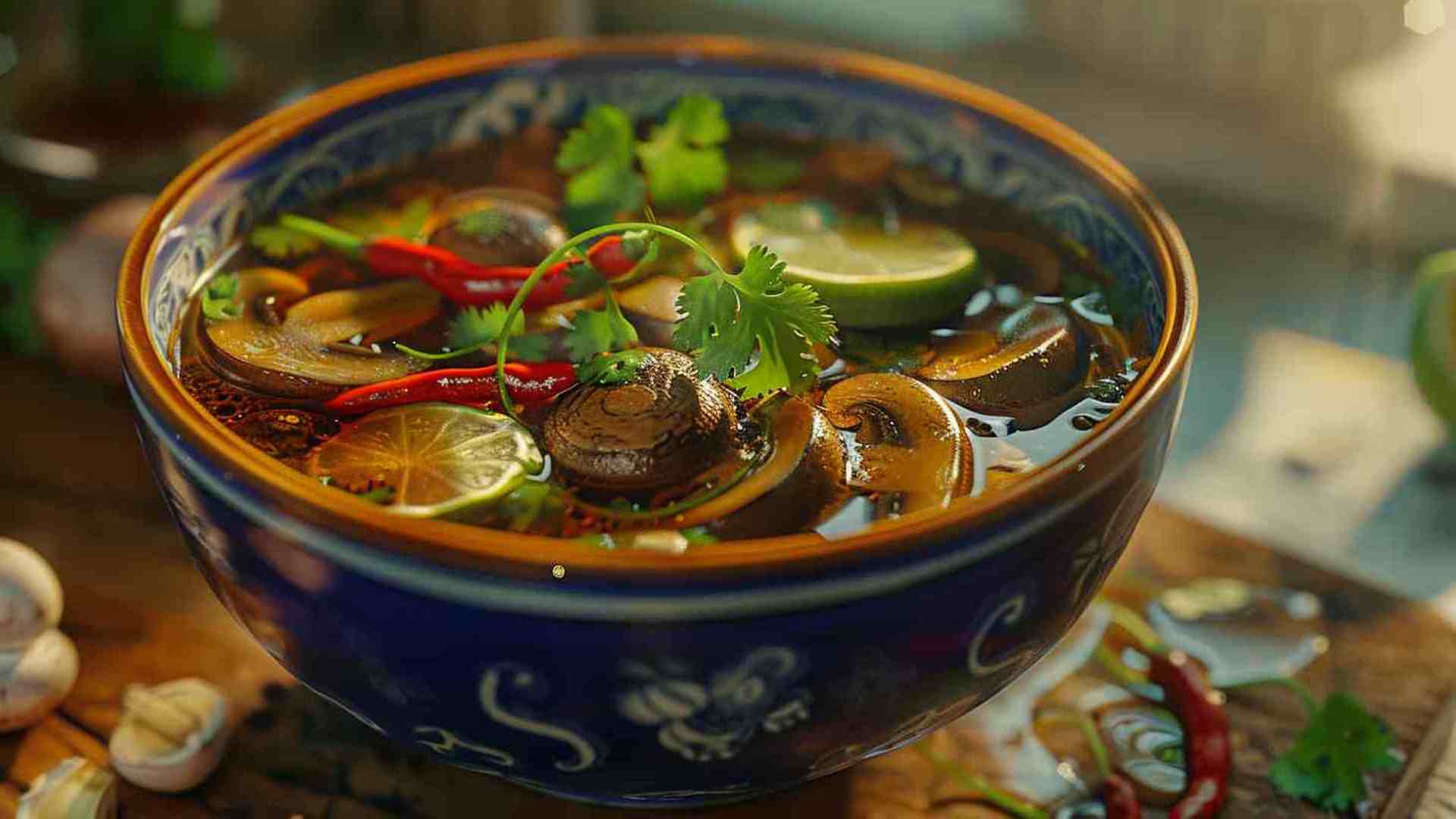 Spicy Thai Mushroom Soup (2)