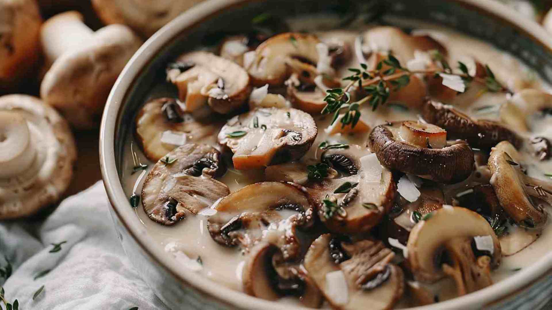 Vegan Mushroom Soup with Coconut Milk (2)