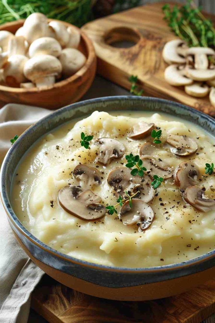 Velvety Mushroom and Potato Soup