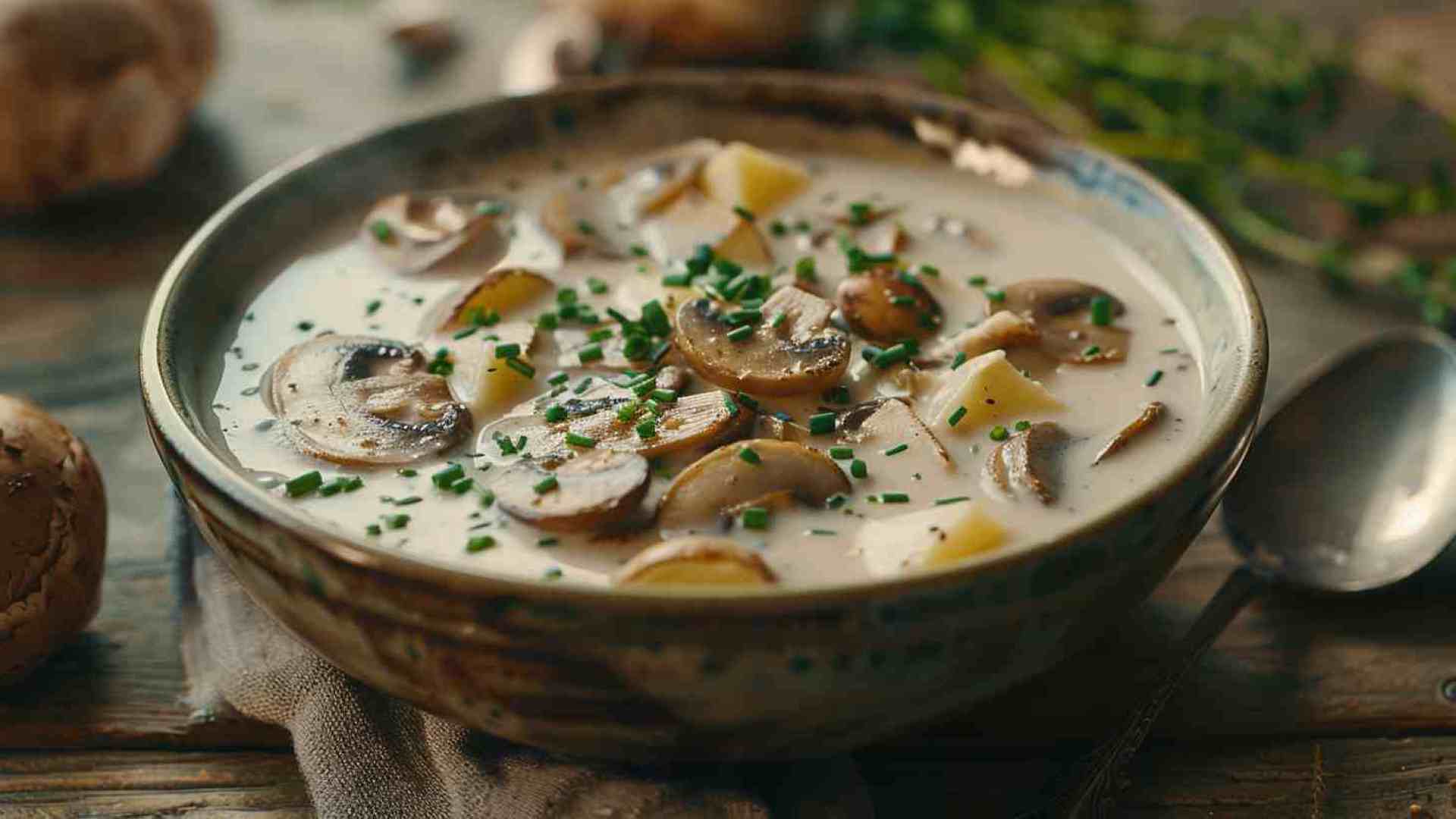 Velvety Mushroom and Potato Soup (3)