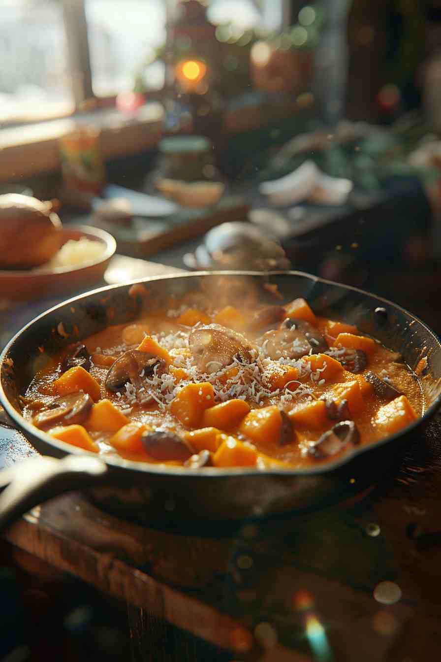 Vegan Mushroom and Sweet Potato Curry Vegan Mushroom and Sweet Potato Curry