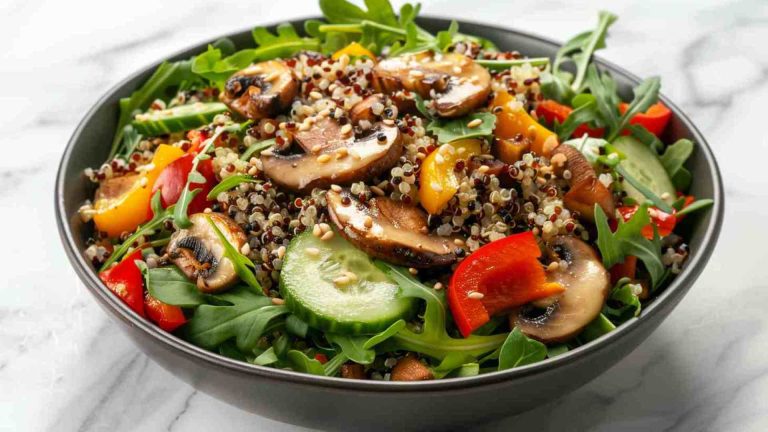 Mushroom and Quinoa Salad