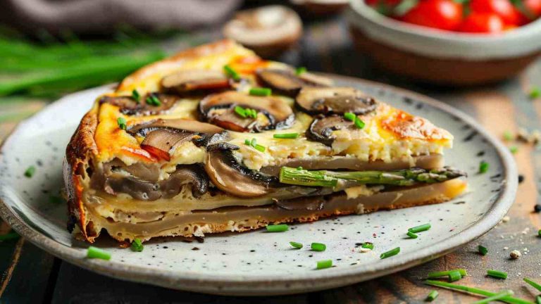 Mushroom and Asparagus Frittata