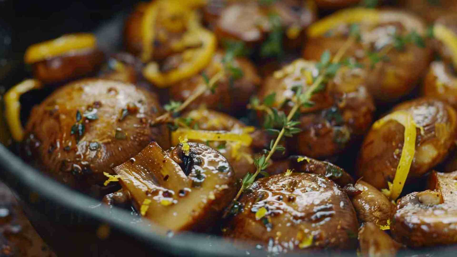 Sautéed Mushrooms with Lemon and Thyme