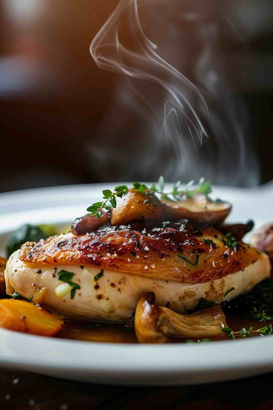 Mushroom Spinach Stuffed Chicken Breast Mushroom Spinach Stuffed Chicken Breast