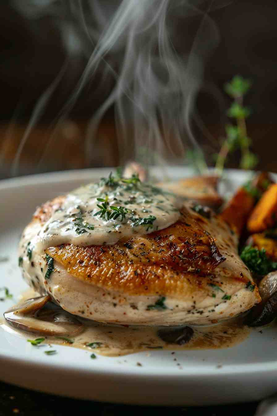 Mushroom Spinach Stuffed Chicken Breast Mushroom Spinach Stuffed Chicken Breast