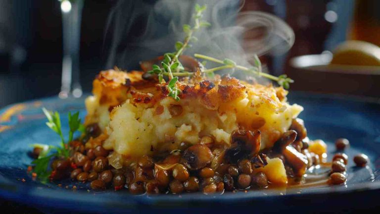 Mushroom and Lentil Shepherd’s Pie
