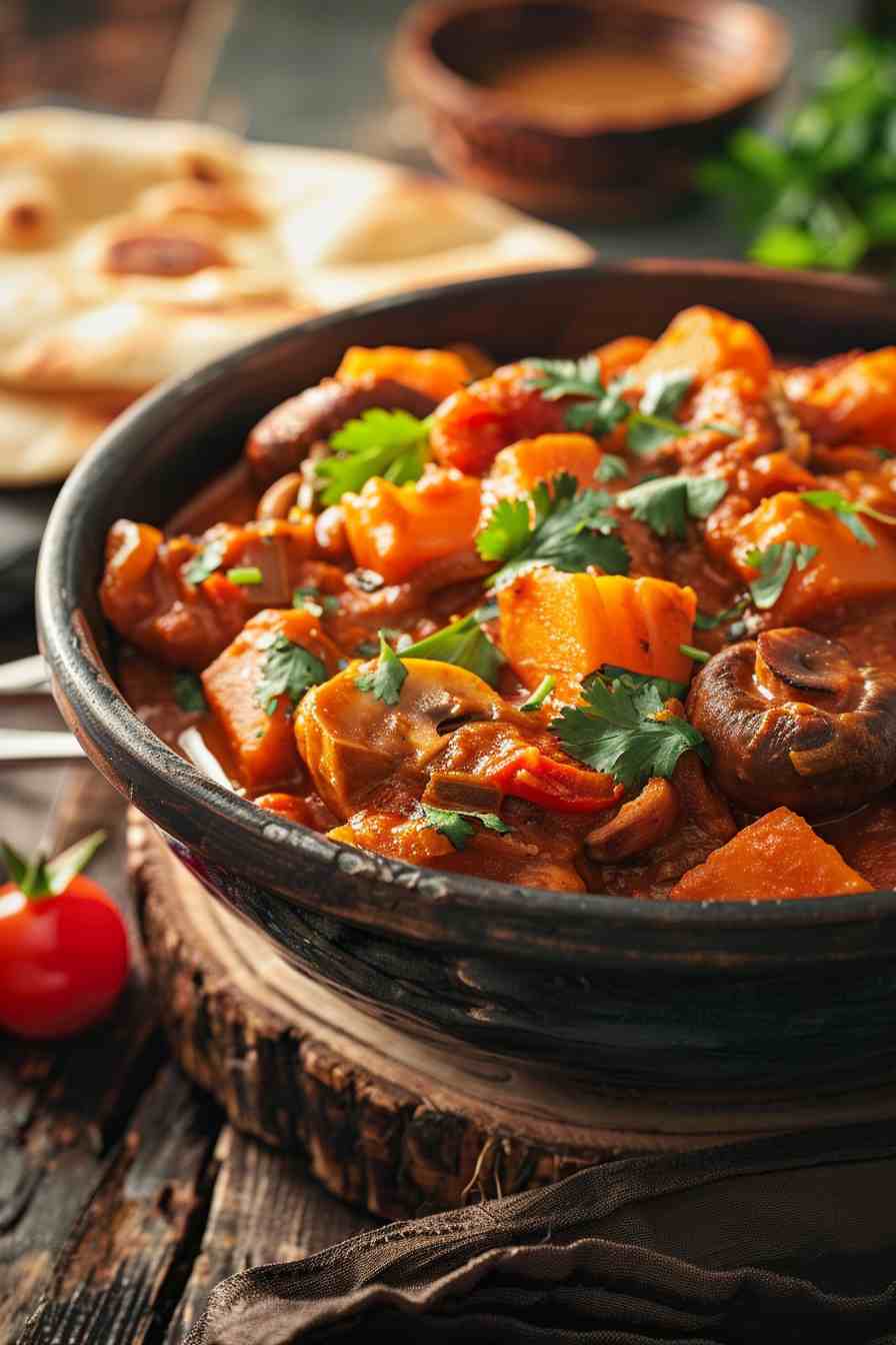 Vegan Mushroom and Sweet Potato Curry Vegan Mushroom and Sweet Potato Curry