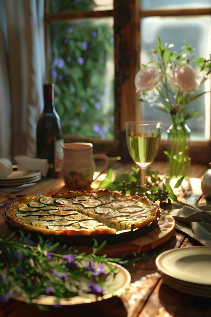 Zucchini and Mushroom Frittata Zucchini and Mushroom Frittata