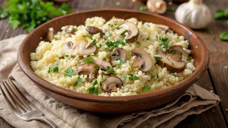 Keto Mushroom Cauliflower Rice