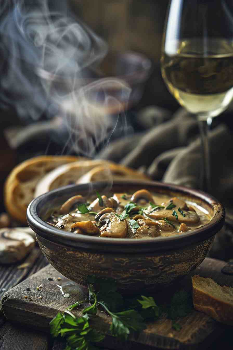 Vegan Mushroom Stroganoff Vegan Mushroom Stroganoff
