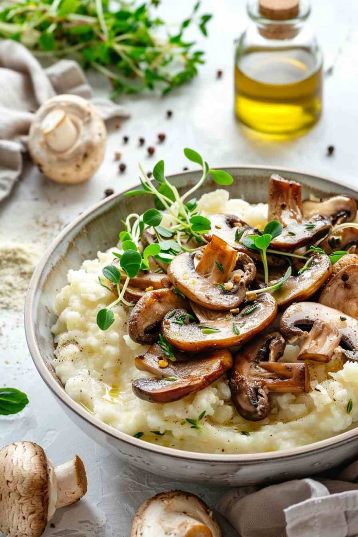 Keto Mushroom Cauliflower Rice